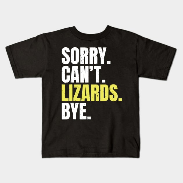 I just really like Lizards ok Reptile Keeper Kids T-Shirt by CosmicCat